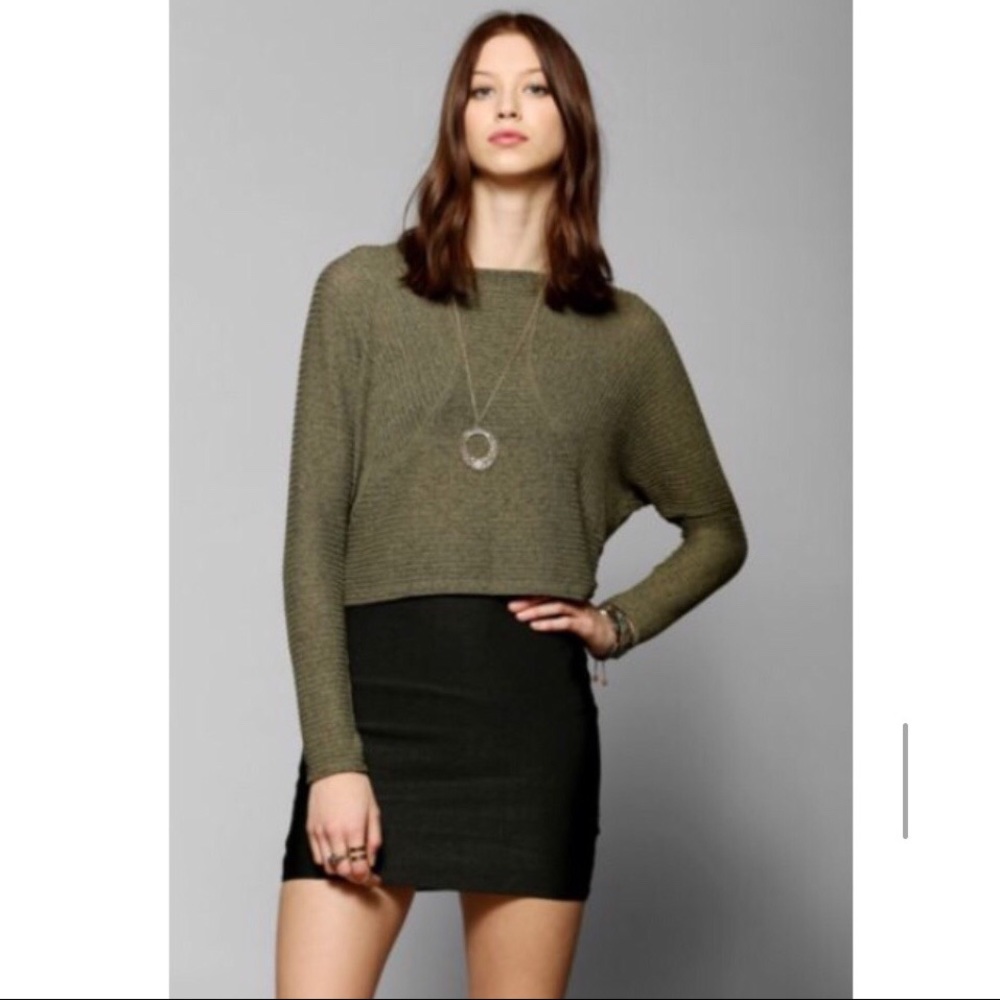 Urban Outfitters Silence + Noise Cropped Sweater